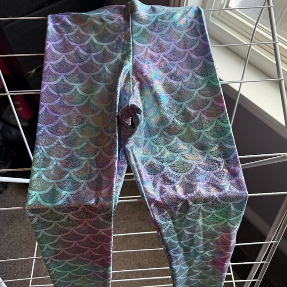 Blackmilk Pants - Pastel Mermaid Leggings Blackmilk